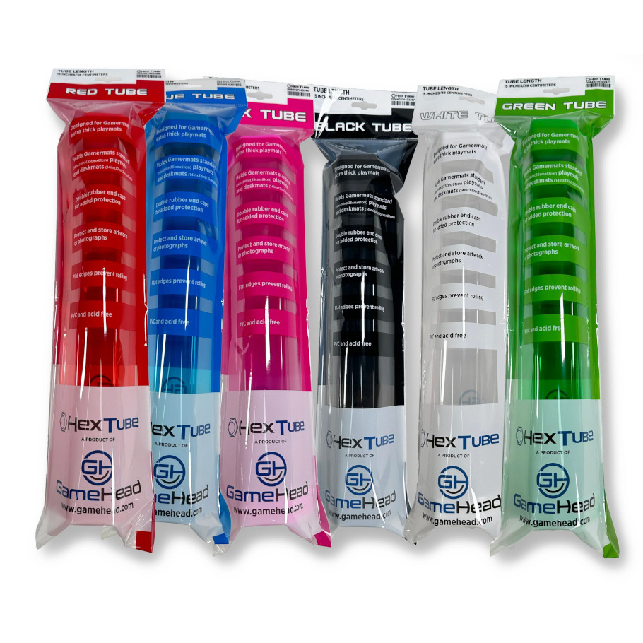 GameHead Playmat Hex Tube - White