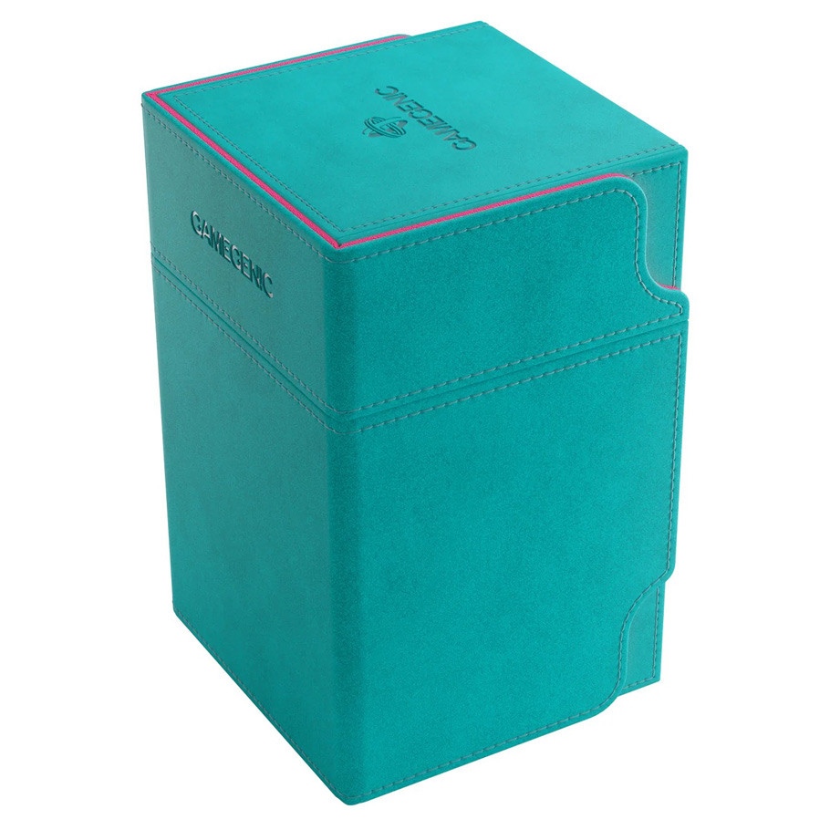 Deck Box: Watchtower 100+ Teal/Pink