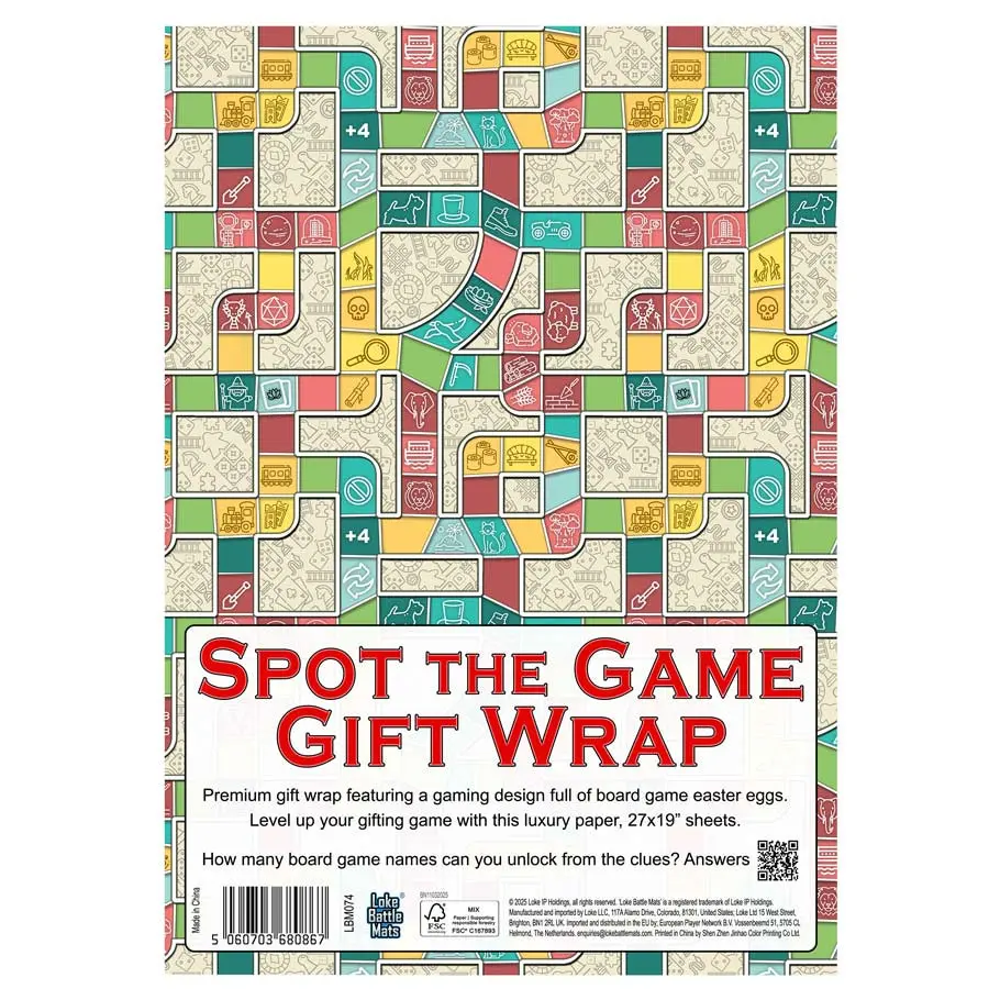 Spot the Game Gift Wrap