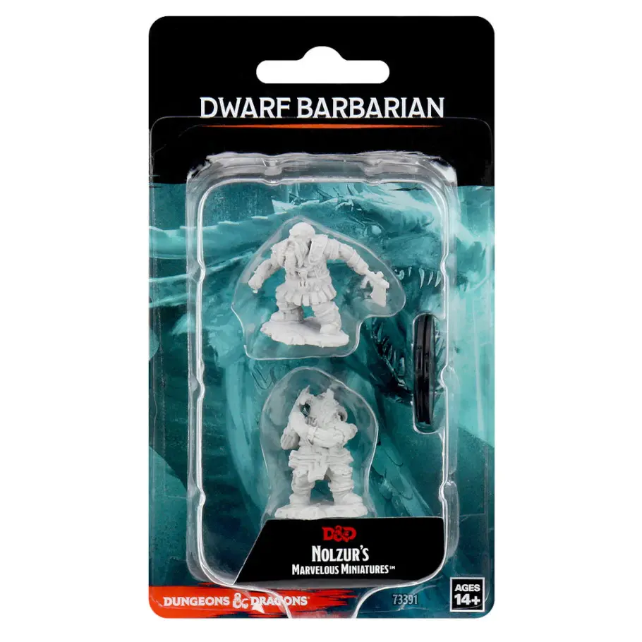 Nolzur's Marvelous Miniatures: Dwarf Barbarian Male
