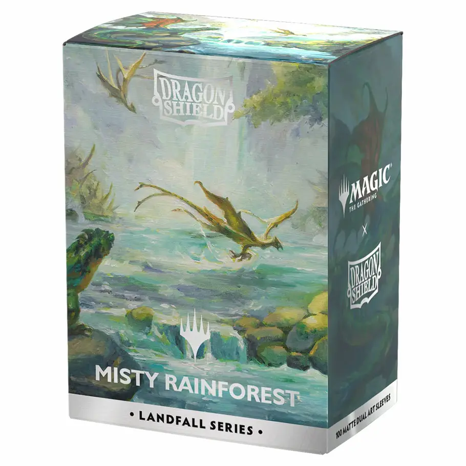 Dragon Shield: Matte Dual Art Misty Rainforest