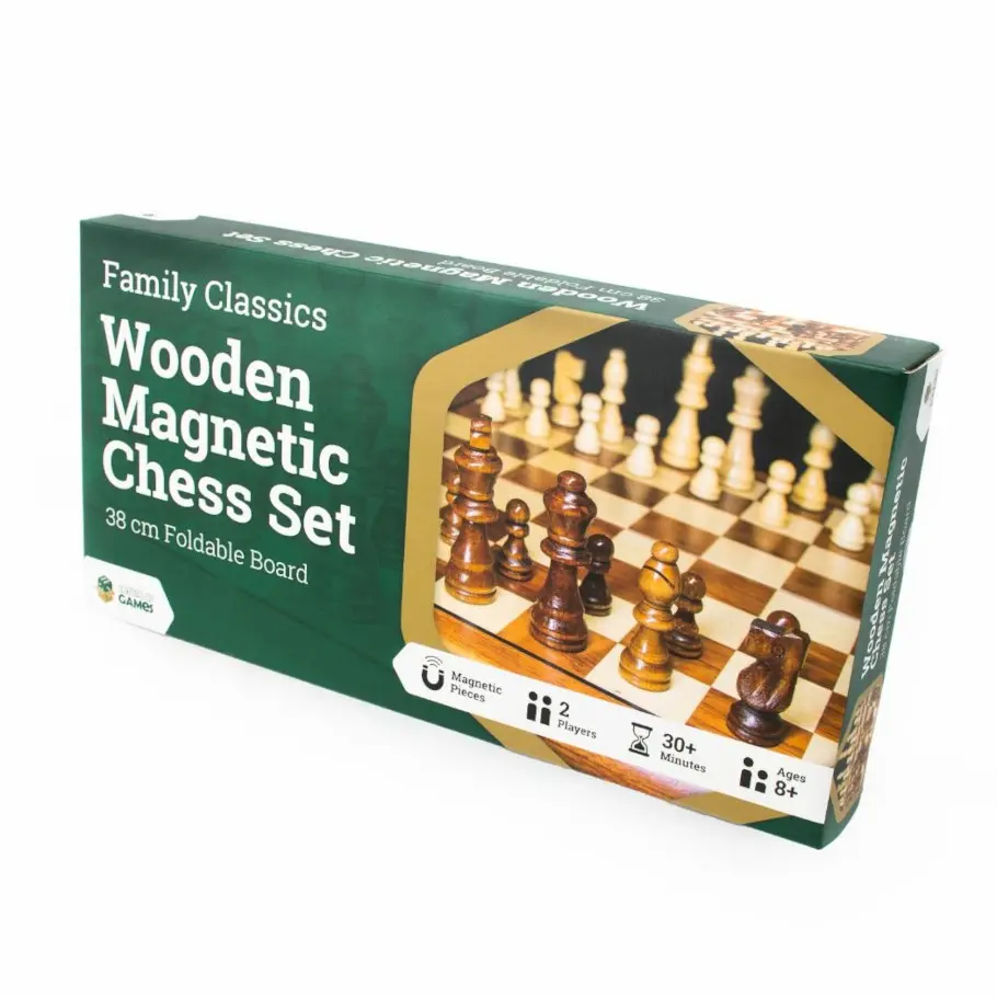 LPG Classics: Wooden Magnetic Chess Set 38 cm