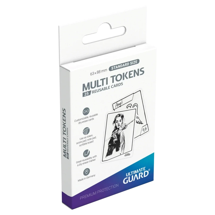 [UGD011319] Multi-Tokens White Dry Erase