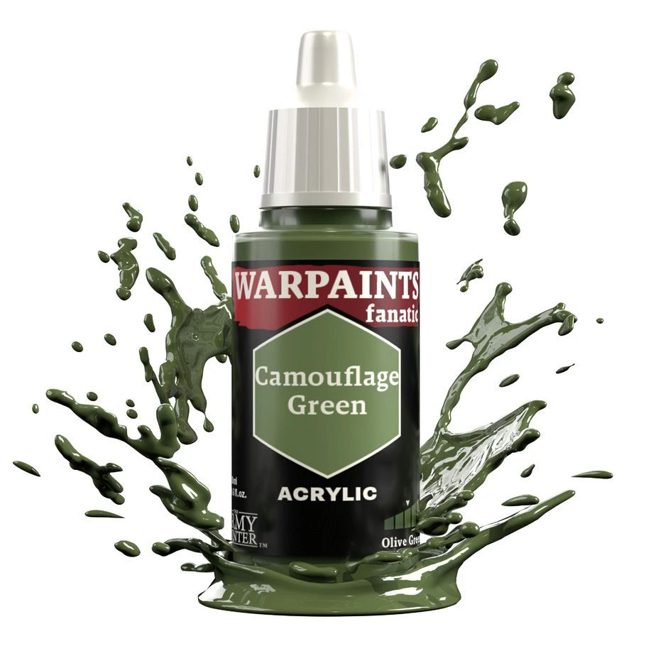 [AMYWP3069] Army Painter Warpaints Fanatic: Camouflage Green