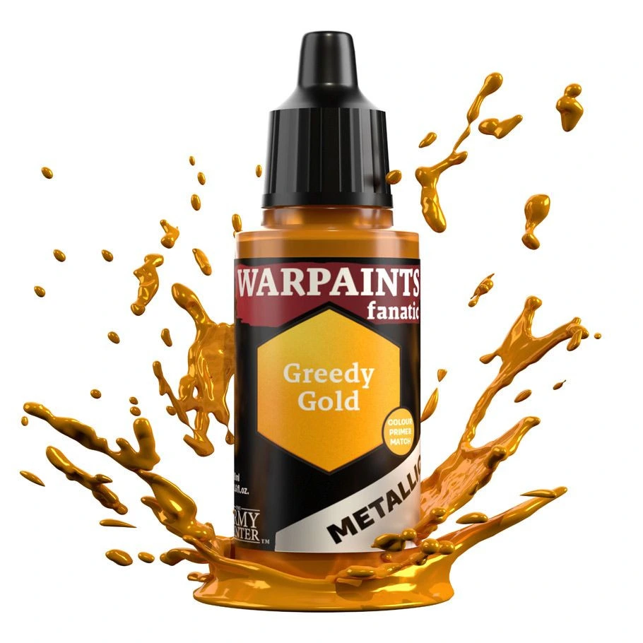 Army Painter Warpaints Fanatic Metallic: Greedy Gold