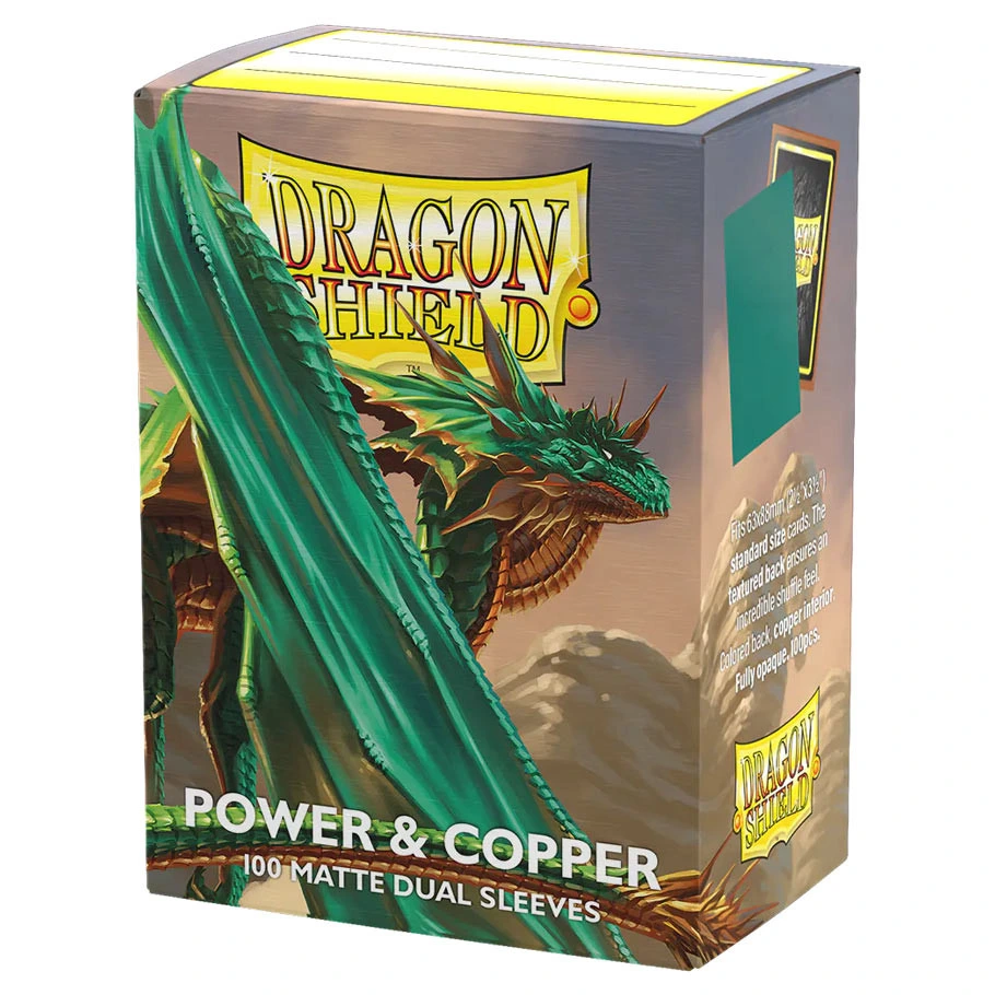 [ATM15068] Dragon Shield: Dual Matte: Power & Copper (100)