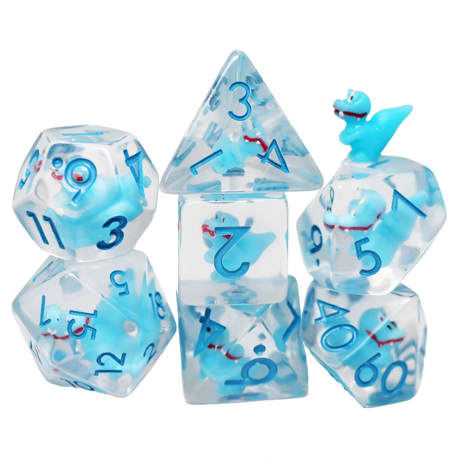[FBG2693] Dice: 7-Set Baby Velociraptor