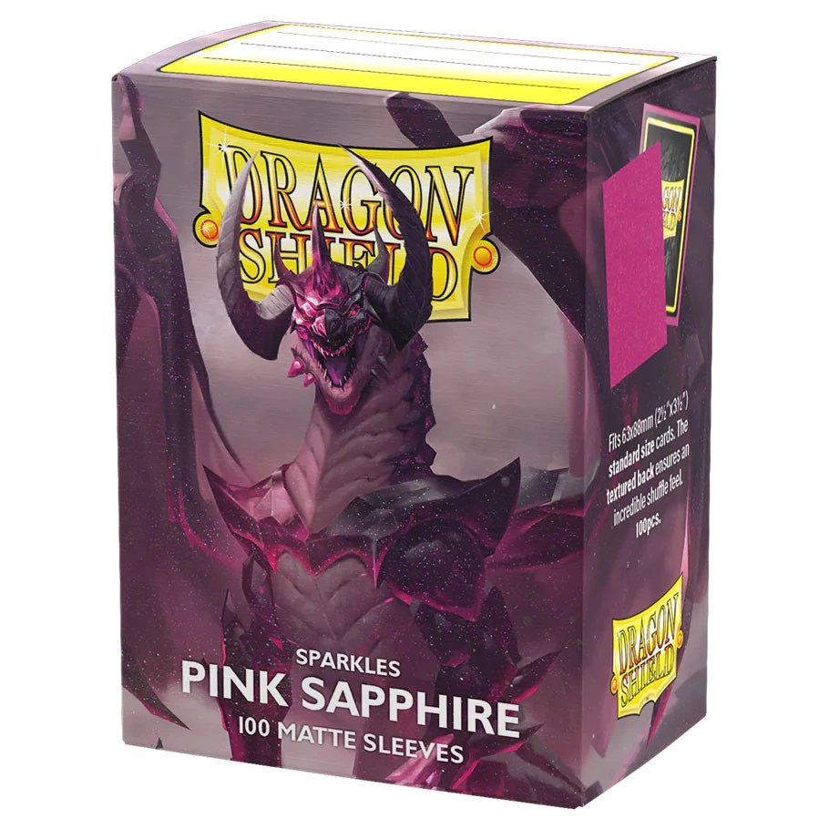 Dragon Shield: Matte Pink Sapphire (100)