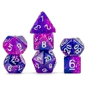 Dice: 7-Set: Resin: Eternal Purple/Blue