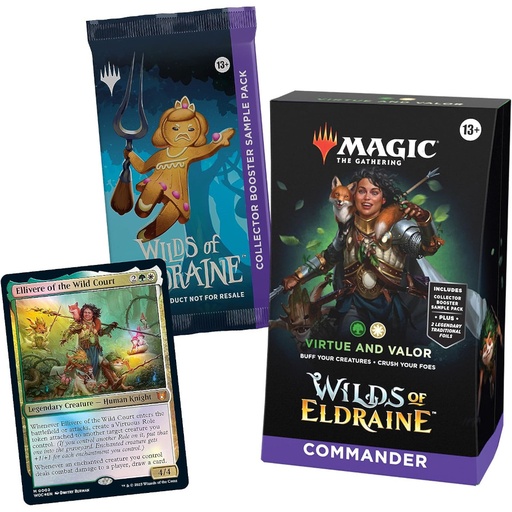 [WOCD24700000-2] MTG: Wilds of Eldraine Commander Deck (Virtue and Valor)