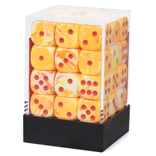 [CHX27853] Dice: 36d16 Festive Sunburst/red