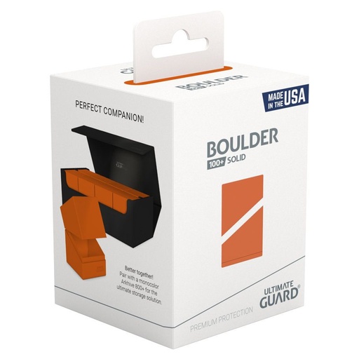 [UGD011452] Deck Box: Boulder Solid 100+ Orange