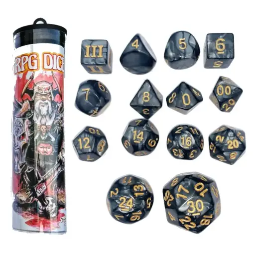 [GMG6069] Dice: 14-set DCC Mighty Dice of Arms