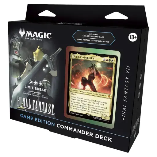 [WOCD55290000] MTG: Final Fantasy FFVII Commander Deck – Game Edition